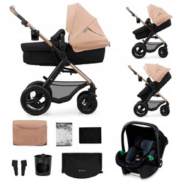 Wózek Dziecięcy 3w1 Kinderkraft Moov 2 Air Fotelik