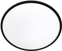 Plafon Pryzma 38 cm czarny LED CCT LP-1707/1C-38