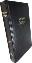 Uwspółcześniona Biblia Gdańska UBG F1 średnia twarda czarna