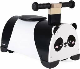 Janod - Wooden Ride-On Panda - 360