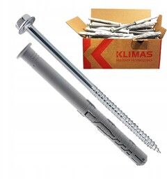Kołki Rozporowe Ramowe 10x230 Kluczyk Torx 25szt KPR-FAST-10230K
