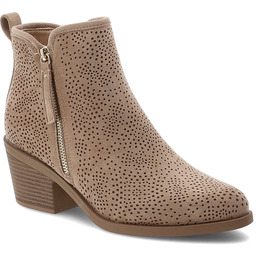 S.Barski Beżowe Botki Modne Kowbojki Damskie