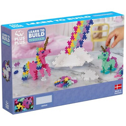 PLUS-PLUS Klocki plastikowe Basic Naucz się budować jednorożce