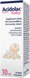 Acidolac Baby, krople doustne dla noworodków, niemowląt