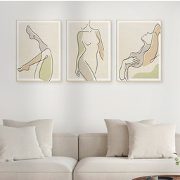 Pakamera Zestaw 3 stylowych plakatów w stylu Boho,