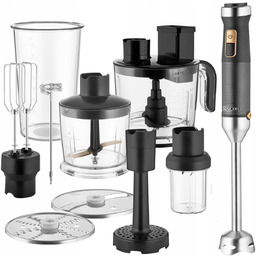 Ogromny Zestaw Mikser Ręczny Rozdrabniacz Siekacz Blender 4W1