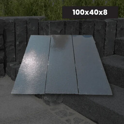 Palisada Opornik Wapienne Kadappa Black Limestone 100x40x7-9 cm