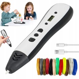 Zestaw Długopis 3D Dla Dzieci Drukarka Kabel Pla
