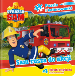 Strażak Sam Puzzle i kolorowanki 1 Sam rusza