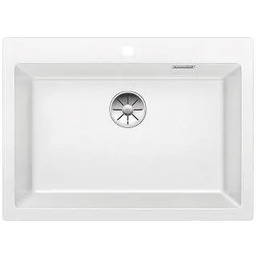 Blanco PLEON 8 523047 Granitowy Biały Zlewozmywak prostokątny