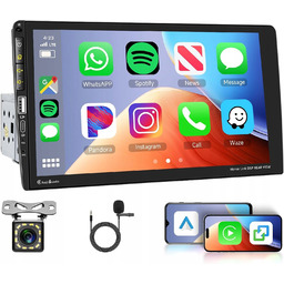 Radio Samochodowe Android Carplay Kamera Cofania Mikrofon Pilot