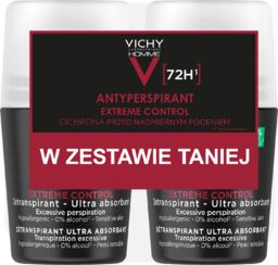 Vichy Homme, antyperspirant roll-on dla mężczyzn, 72-godzinna ochrona,