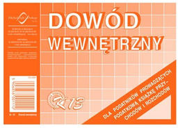 Druk "Dowód Wewnętrzny" A6 MICHALCZYK I PROKOP /K-13/