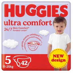 HUGGIES Pieluchy Ultra Comfort Jumbo Pack 5 (11-25kg),