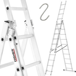 Drabina aluminiowa z opcją na schody 3x10 HIGHER
