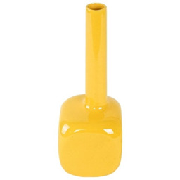 Pakamera Wazon ceramiczny żółty, włoski design, lata 70,