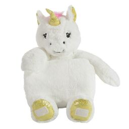 Eurofirany Kocyk dziecięcy 75x100 Toy 4 biały żółty
