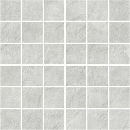 Gres szkliwiony mozaika PIETRA light grey mat 29,7x29,7