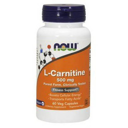 Now Foods L-carnitine 500mg kaps. 60kaps.