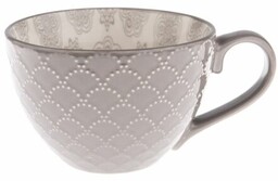 Kubek ceramiczny, 380 ml, szary