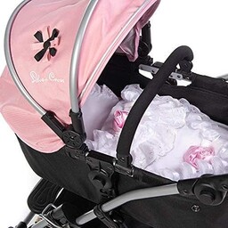Roma Dolls Pram 2-częściowy zestaw pościeli - biała