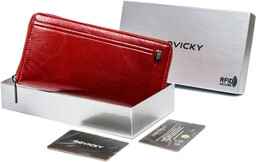 Portfel damski Rovicky CPR-8794-BAR czerwony