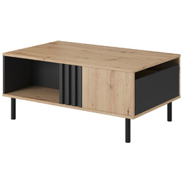 Stolik kawowy z szufladą Madis F dąb artisan