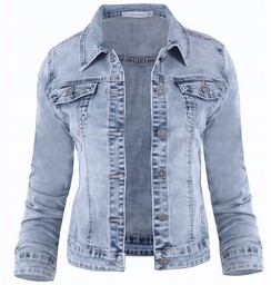 Kurtka Jeansowa Denim Dla Dziewczynki Wiosenna Lato Klasyczna