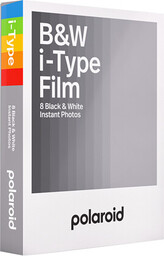 Polaroid Wkład B&W Film for i-Typ (White Frame)