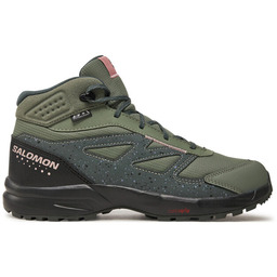 Trekkingi Salomon Outway Mid Climasalomon Waterproof L47561700 Zielony