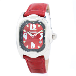 Zegarek CHRONOTECH CT7274M-01. Kwarcowy, Kolor czerwony. Kobieta.