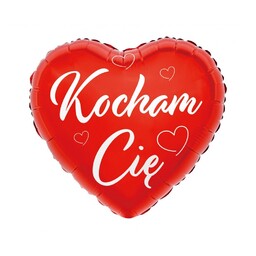 Balon foliowy Serce Kocham Cię 18 cali Godan