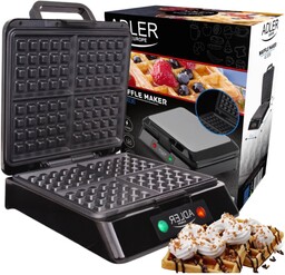 Gofrownica XXL Duża Na 4 Gofry 1500W Mocna