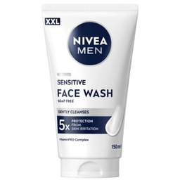 NIVEA MEN Sensitive Face Wash Żel oczyszczający 150