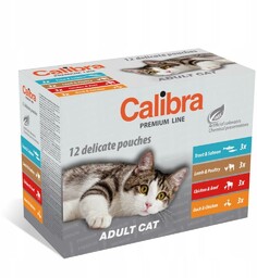 CALIBRA cat premium adult multipack 12x100 g