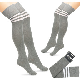 Sokko Zakolanówki Bawełniane Damskie Długie Paski - Zak-Adi-Sza-36-41