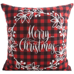 Poszewka bożonarodzeniowa czerwono-biała Merry Christmas PSWA-323