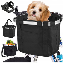 Torba Rowerowa Na Kierownicę dla Psa Koszyk