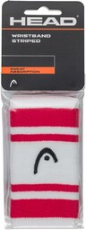 HEAD Unisex Adult Wristband Striped 5, magenta/White, 15