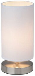 Brilliant Lampa na stolik nocny Clarie 13247/05 abażurowa
