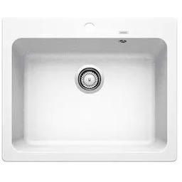 Blanco NAYA 6 519641 Granitowy Biały Zlewozmywak prostokątny