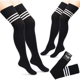 Sokko Zakolanówki Bawełniane Damskie Długie Paski - Zak-Adi-Cza-36-41