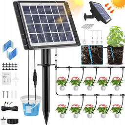 Solarny System Nawadniania Roślin Warzyw Automatyczny 15M Ogrodu