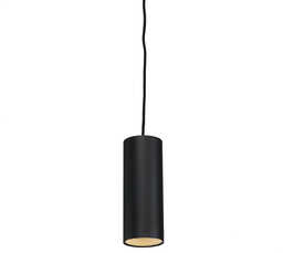 QAZQA Designerska lampa wisząca czarna - Tubo