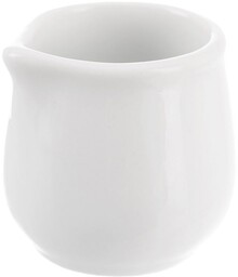 Mlecznik porcelanowy biały MONA 4x4 cm, 20 ml