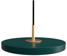 Lampa wisząca Asteria micro ciemny zielony, Ø 15