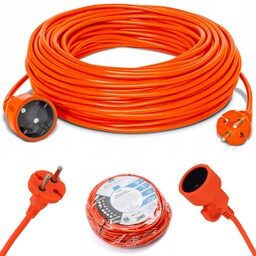 Przedłużacz Sieciowy Ogrodowy Kabel Budowlany 30 m