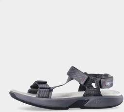 4F, Sandały męskie, Midshop shoes, ciemny szary, rozmiar