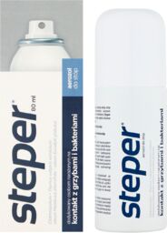 Steper, przeciwgrzybiczy aerozol do stóp i paznokci, 80