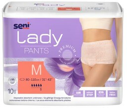 SENI Lady Pants Majtki chłonne M, 10 sztuk